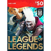 League of Legends Gift Card 50 USD LAS LAN LOL Riot Points [Digital]